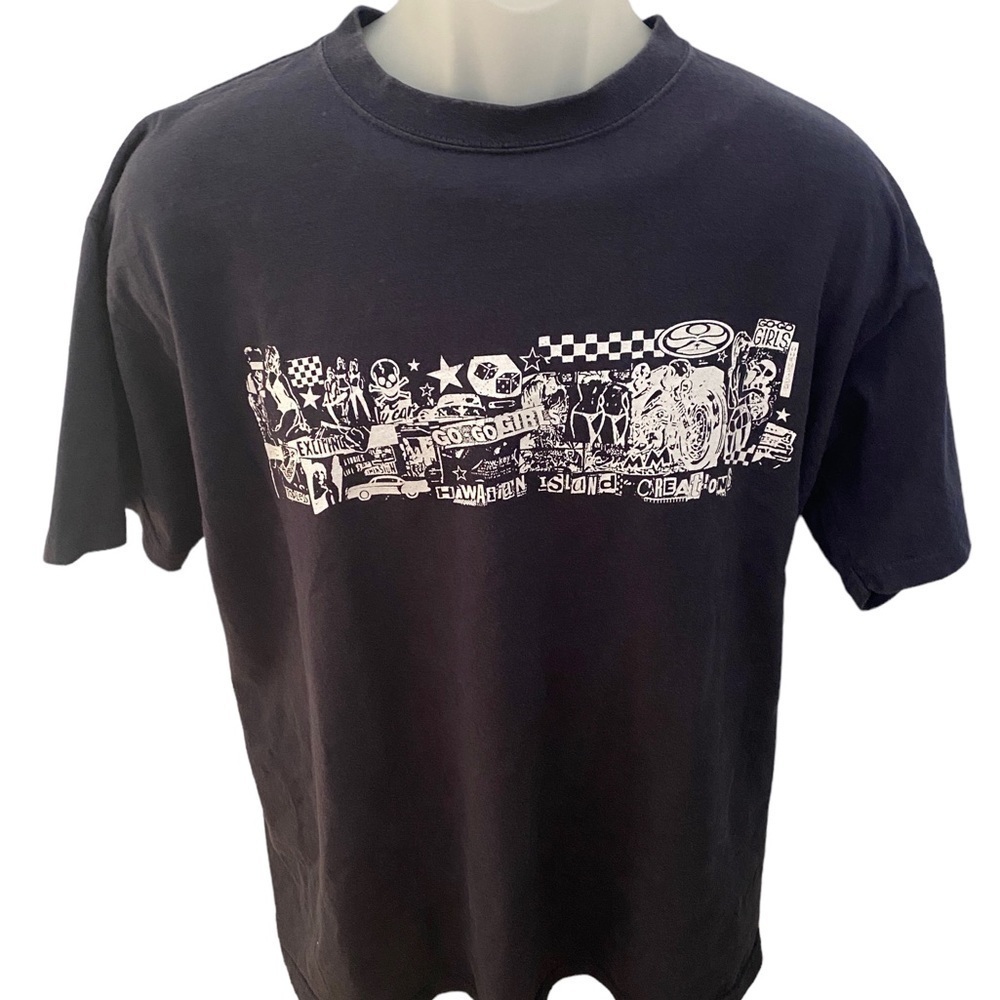 HIC Hawaiian Island Creations “Exciting Go Go Girls” Tee Shirt Men L Large